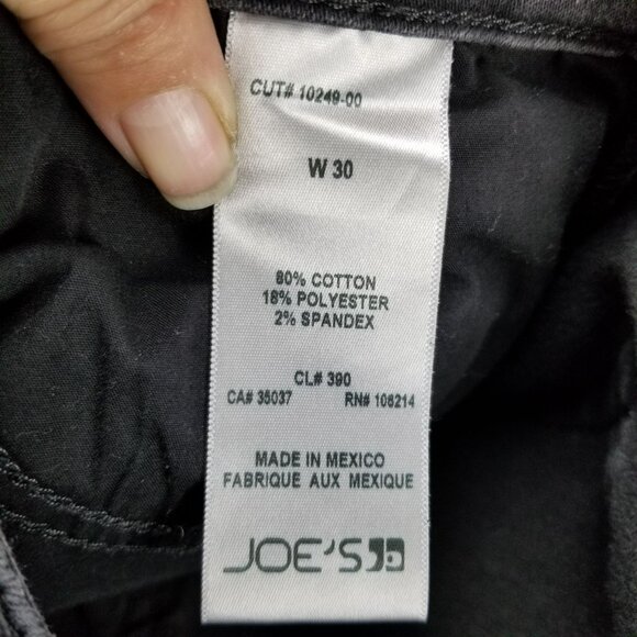 Joes Jeans Womens 30 Black Skinny Stretch Denim - Picture 10 of 12